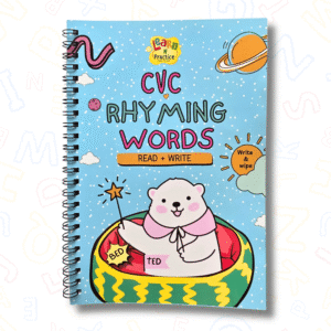 CVC Rhyming Word Reusable Book