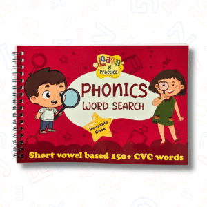 Phonics Word Search Reusable Book